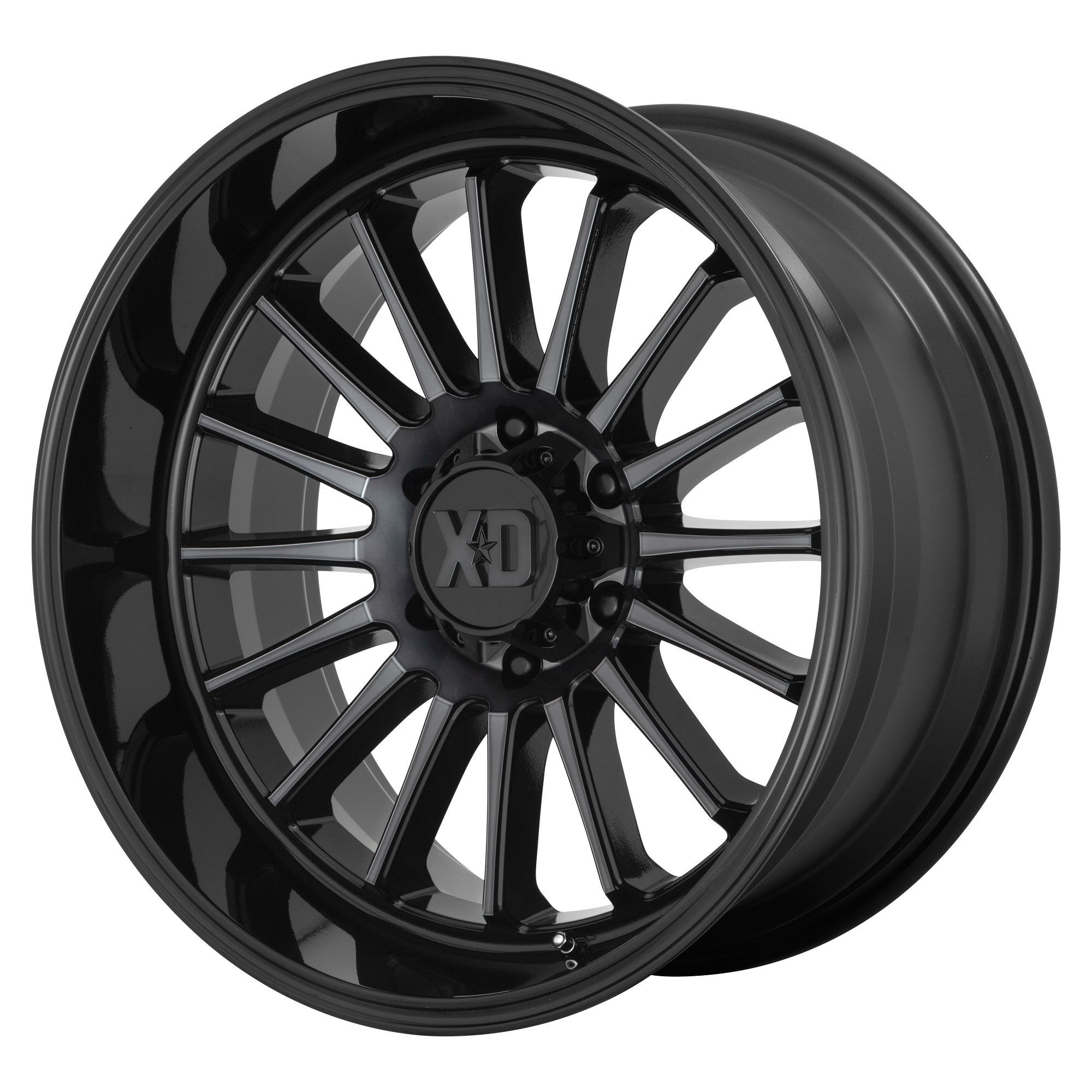 XD 20"x10" Non-Chrome Gloss Black With Gray Tint Custom Wheel ARSWCWXD85721088418N