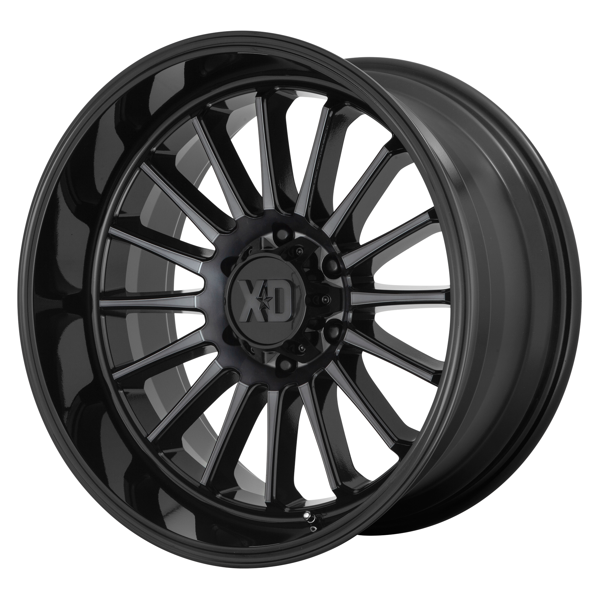 XD 20"x10" Non-Chrome Gloss Black With Gray Tint Custom Wheel ARSWCWXD85721068418N