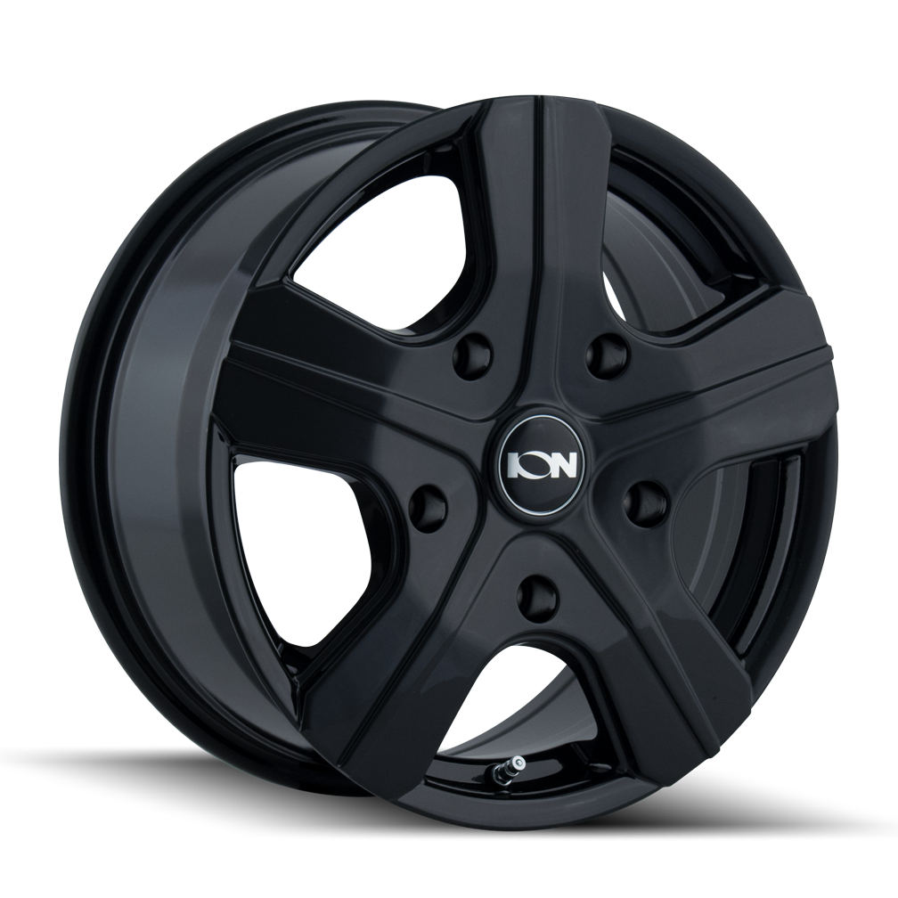 Ion 16"x7" Non-Chrome Full Black/Machined Custom Wheel ARSWCW1016741FB