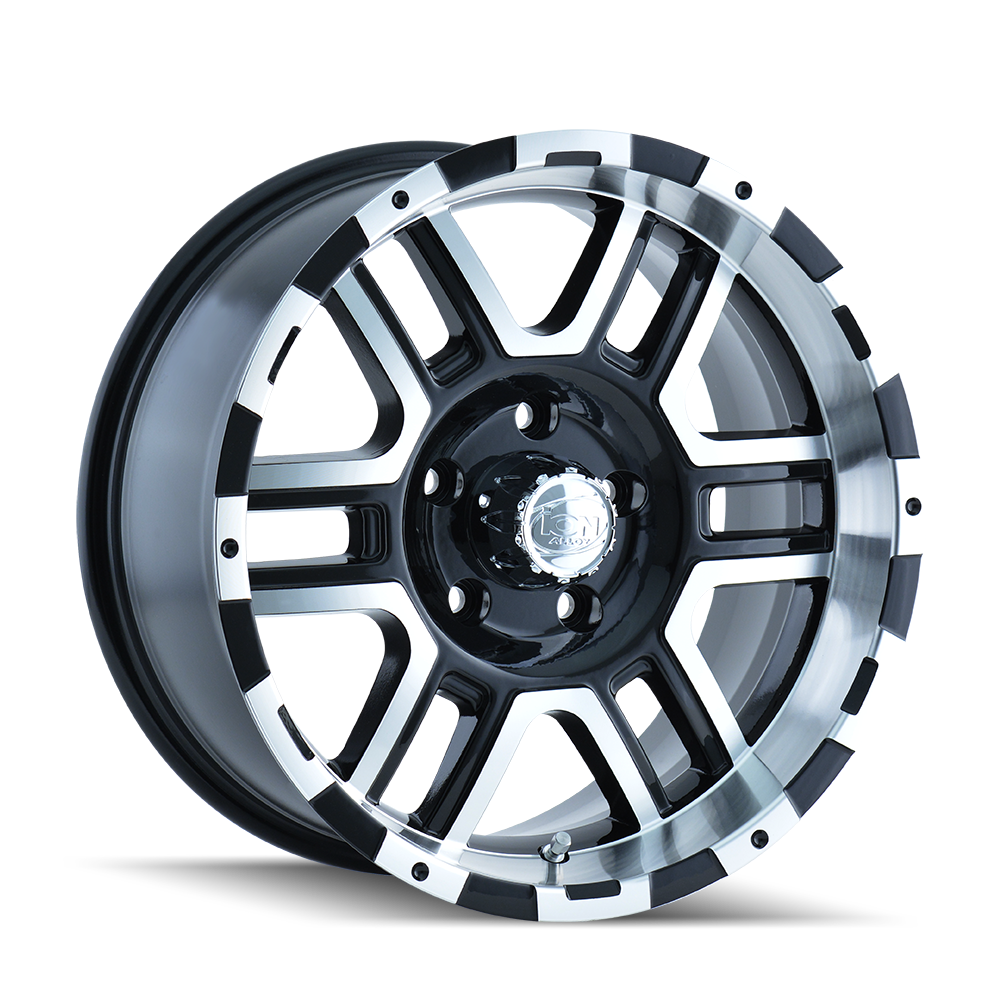 Ion 16"x8" Non-Chrome Black/Machined Custom Wheel ARSWCW1796883B