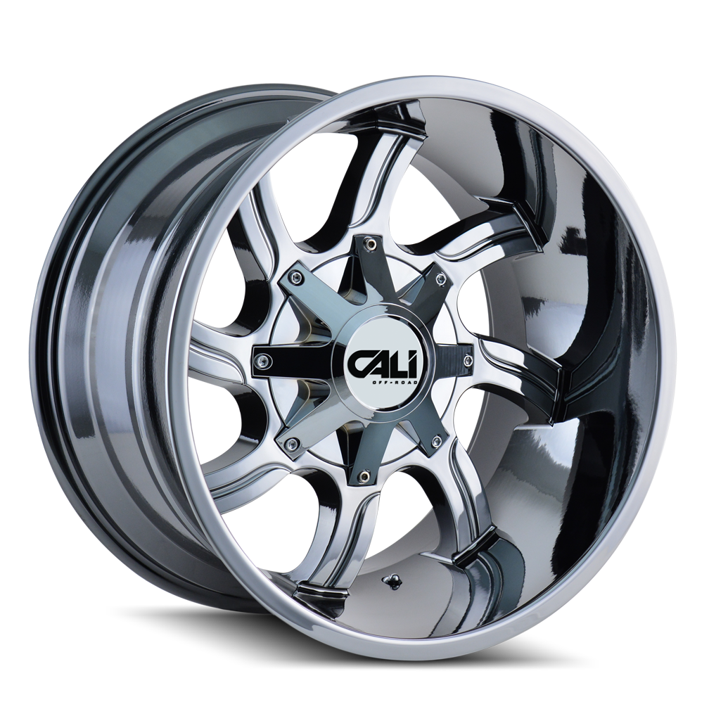 Cali Off-Road 22"x12" Chrome Chrome Custom Wheel ARSWCW910222237C