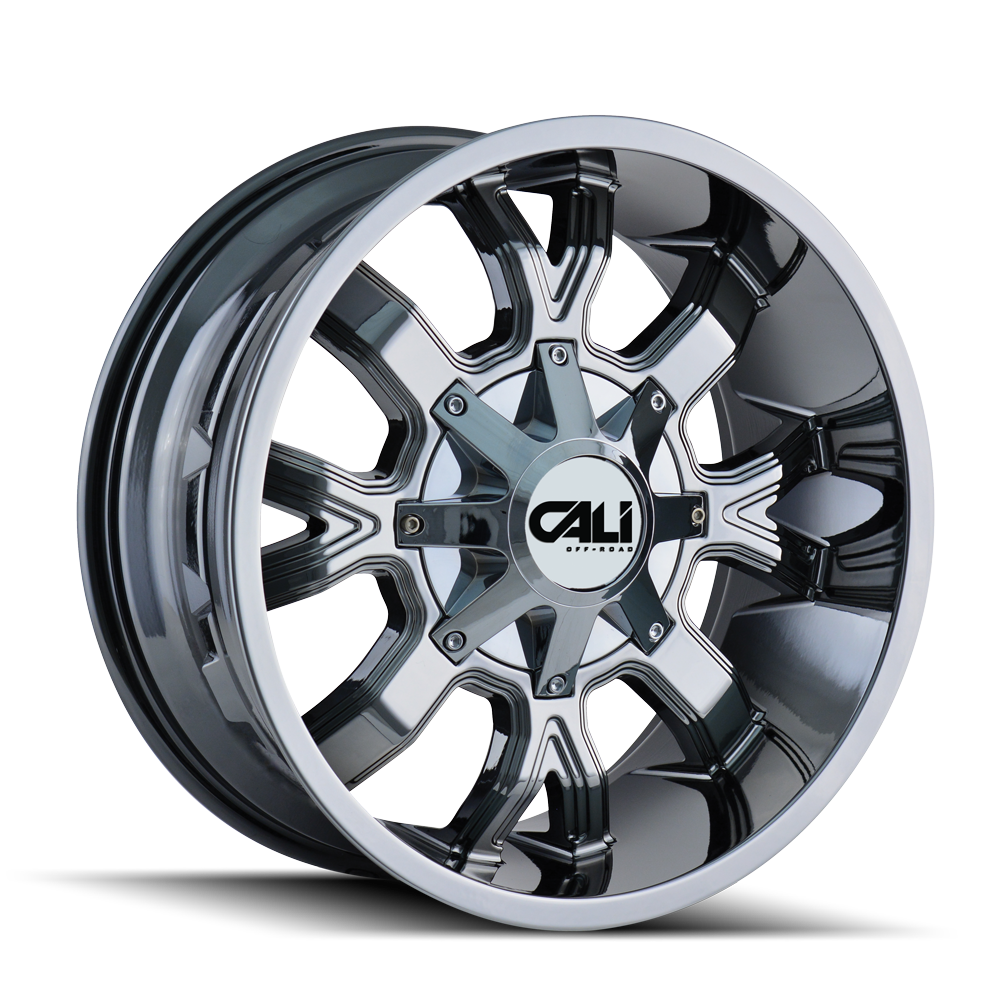 Cali Off-Road 20"x10" Chrome Chrome Custom Wheel ARSWCW91042137C