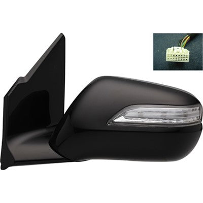 2012 acura mdx driver side power door mirror with heated glass with mirror memory with turn signal arswmac1320114