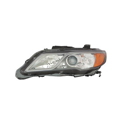 2013 acura rdx front driver side replacement hid headlight assembly lens and housing arswlac2502124c