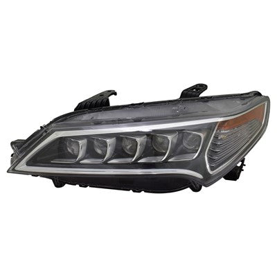 2016 acura tlx front driver side replacement led headlight assembly arswlac2502127