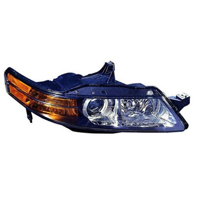 2006 acura tl front passenger side replacement hid headlight lens and housing arswlac2503111