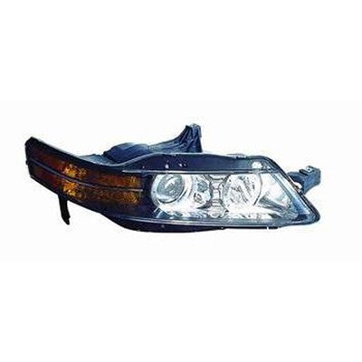 2008 acura tl front passenger side replacement hid headlight lens and housing arswlac2503113