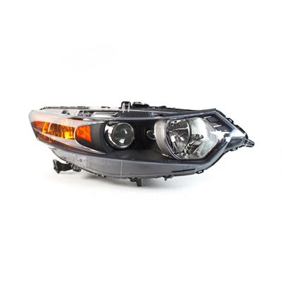 2013 acura tsx front passenger side replacement hid headlight lens and housing arswlac2503118c