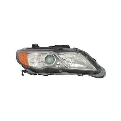 2014 acura rdx front passenger side replacement hid headlight assembly lens and housing arswlac2503124c