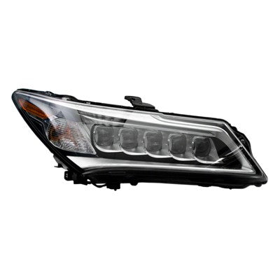 2015 acura mdx front passenger side replacement led headlight assembly arswlac2503125c