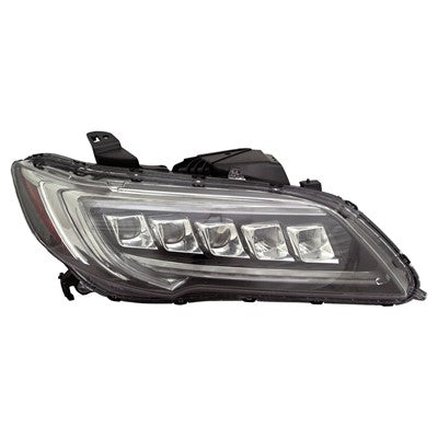 2016 acura rdx front passenger side replacement led headlight assembly arswlac2503128