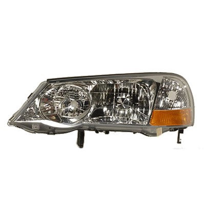 2003 acura tl front driver side replacement hid headlight lens and housing arswlac2518102v