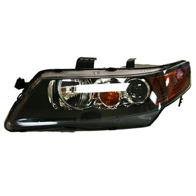 2005 acura tsx front driver side replacement hid headlight lens and housing arswlac2518106c