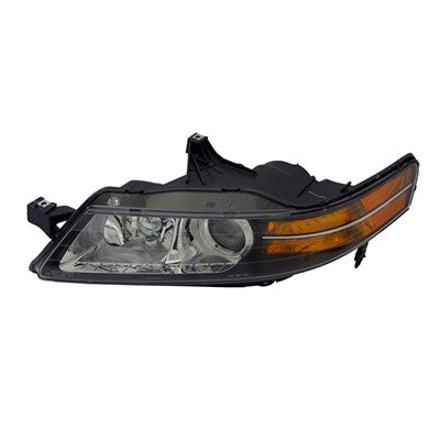 2005 acura tl front driver side replacement hid headlight lens and housing arswlac2518109