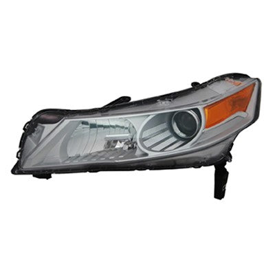 2011 acura tl front driver side replacement hid headlight lens and housing arswlac2518116