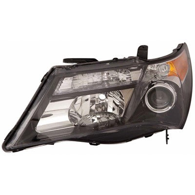 2013 acura mdx front driver side replacement hid headlight lens and housing arswlac2518117