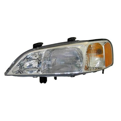2000 acura tl front passenger side replacement headlight lens and housing arswlac2519104