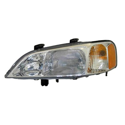 1999 acura tl front passenger side replacement headlight lens and housing arswlac2519104v