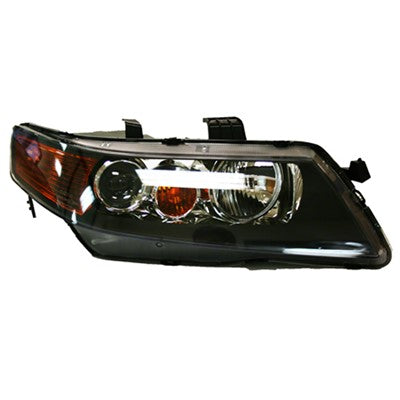 2004 acura tsx front passenger side replacement hid headlight lens and housing arswlac2519106v