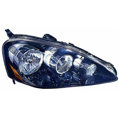 2005 acura rsx front passenger side replacement headlight lens and housing arswlac2519108v