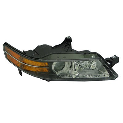 2005 acura tl front passenger side replacement headlight lens and housing arswlac2519109