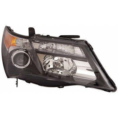 2013 acura mdx front passenger side replacement hid headlight lens and housing arswlac2519117