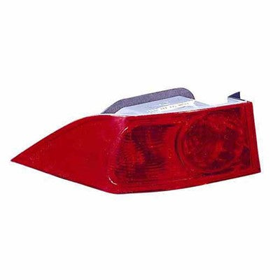 2005 acura tsx rear driver side replacement tail light lens and housing arswlac2818105