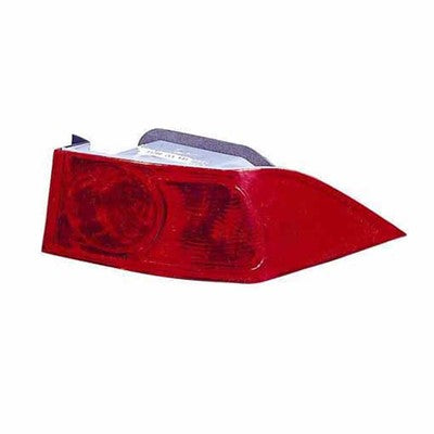 2005 acura tsx rear passenger side replacement tail light lens and housing arswlac2819105