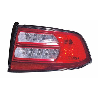 2008 acura tl rear passenger side replacement tail light lens and housing arswlac2819107c