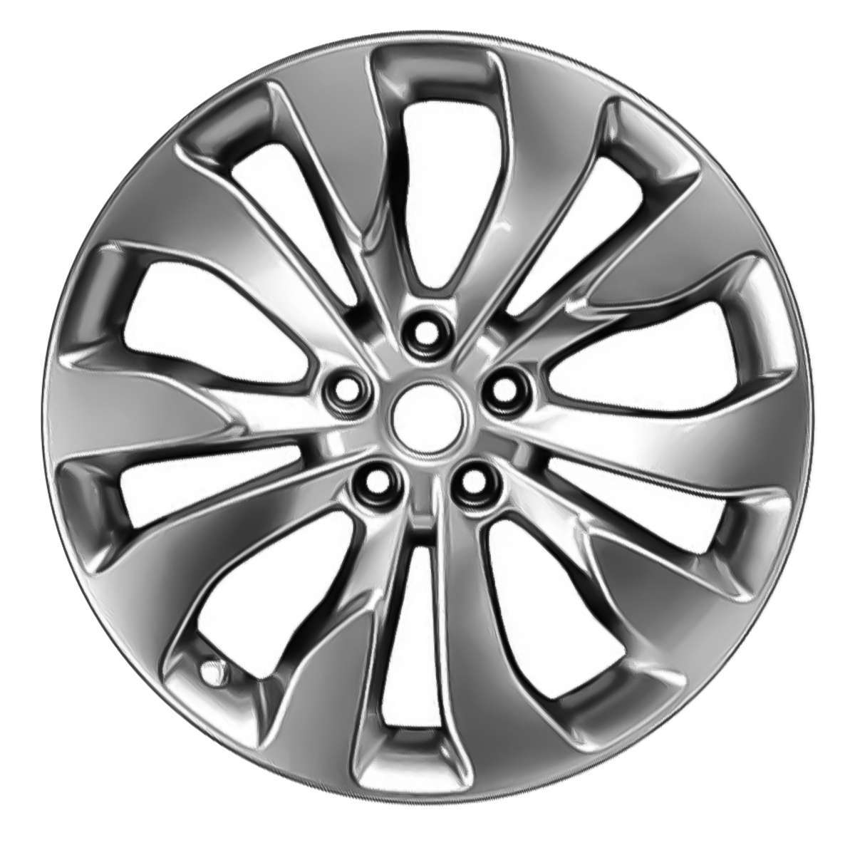 2018 Chevrolet Malibu New 19" Replacement Wheel Rim RW5718LH