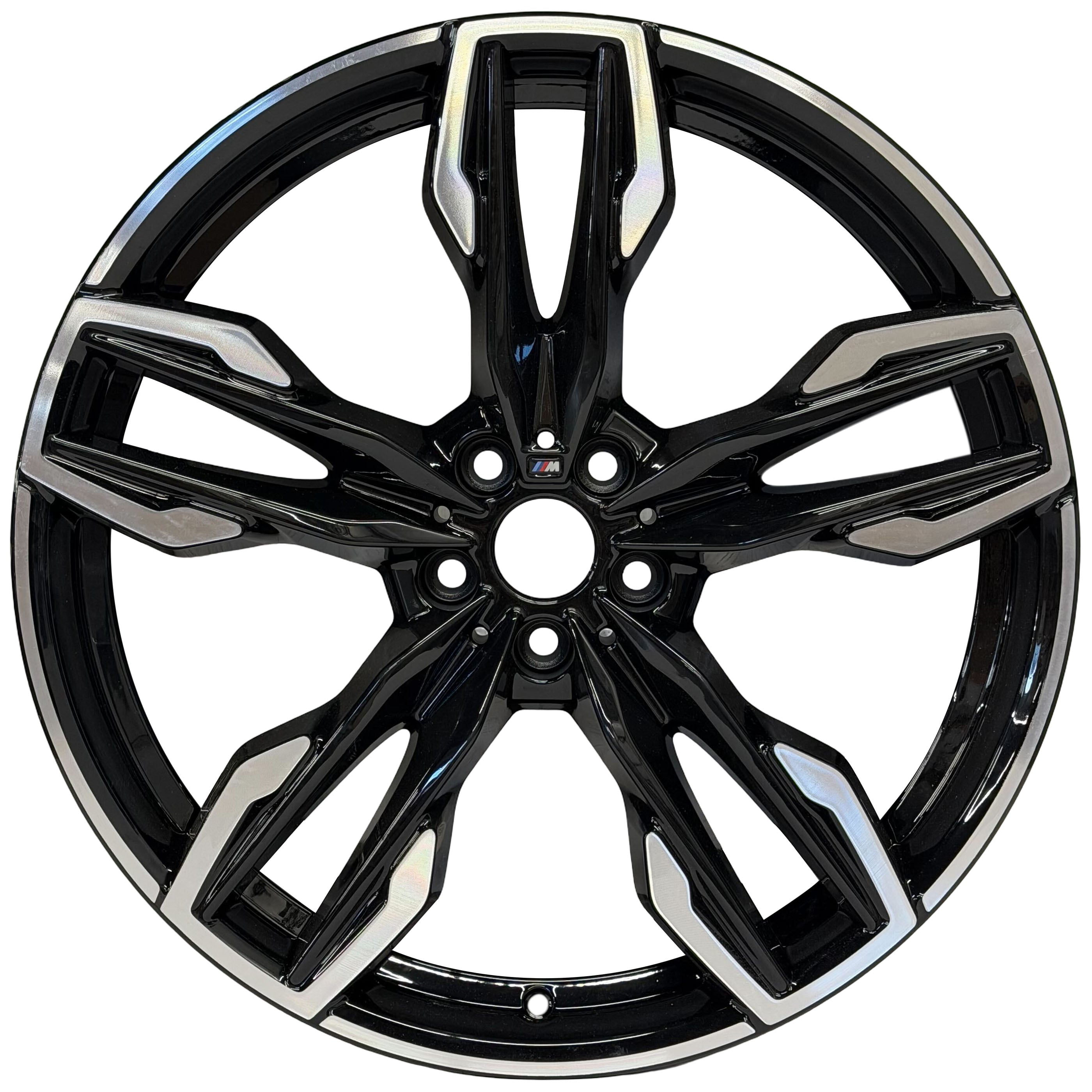 2022 BMW X3 21" Rear OEM Wheel Rim Style 718M Black W86367MB