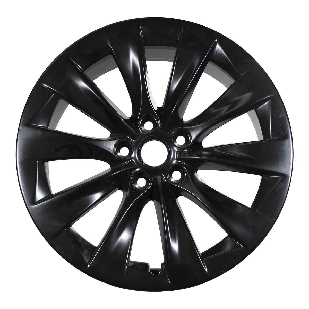 2013 Tesla Model S 19" OEM Wheel Rim Slipstream Black W97755B