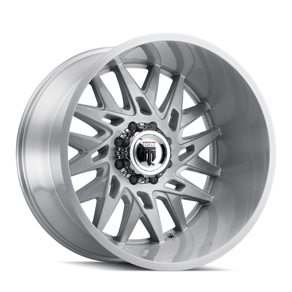 American Truxx 22"x12" Non-Chrome Brushed Texture Custom Wheel ARSWCWAT18422250BT44