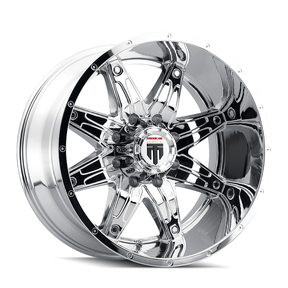 American Truxx 20"x10" Chrome Chrome Custom Wheel ARSWCWAT1852178C24