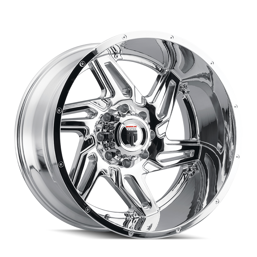 American Truxx 24"x14" Chrome Chrome Custom Wheel ARSWCWAT18624483C76