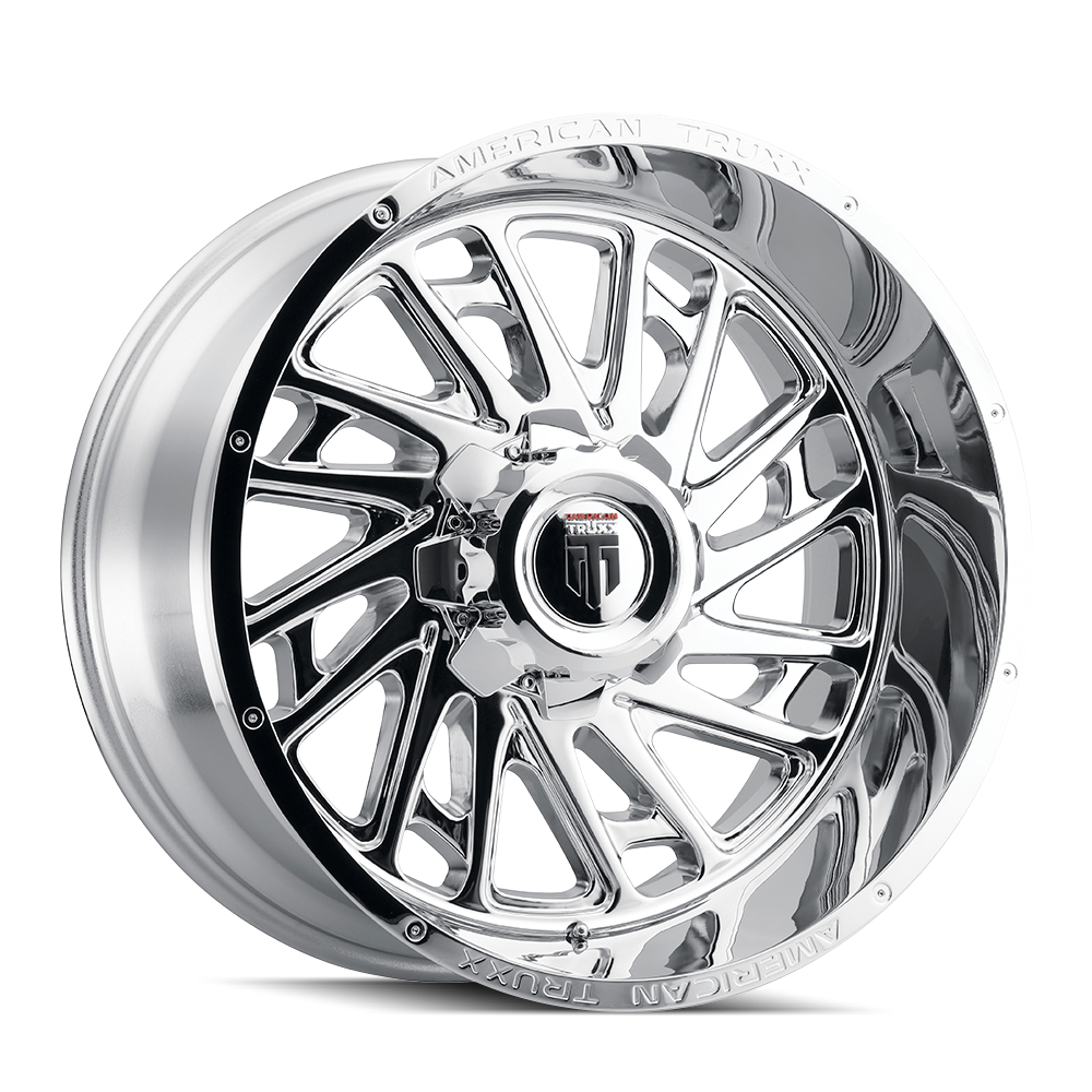 American Truxx 20"x10" Chrome Chrome Custom Wheel ARSWCWAT19052152C24