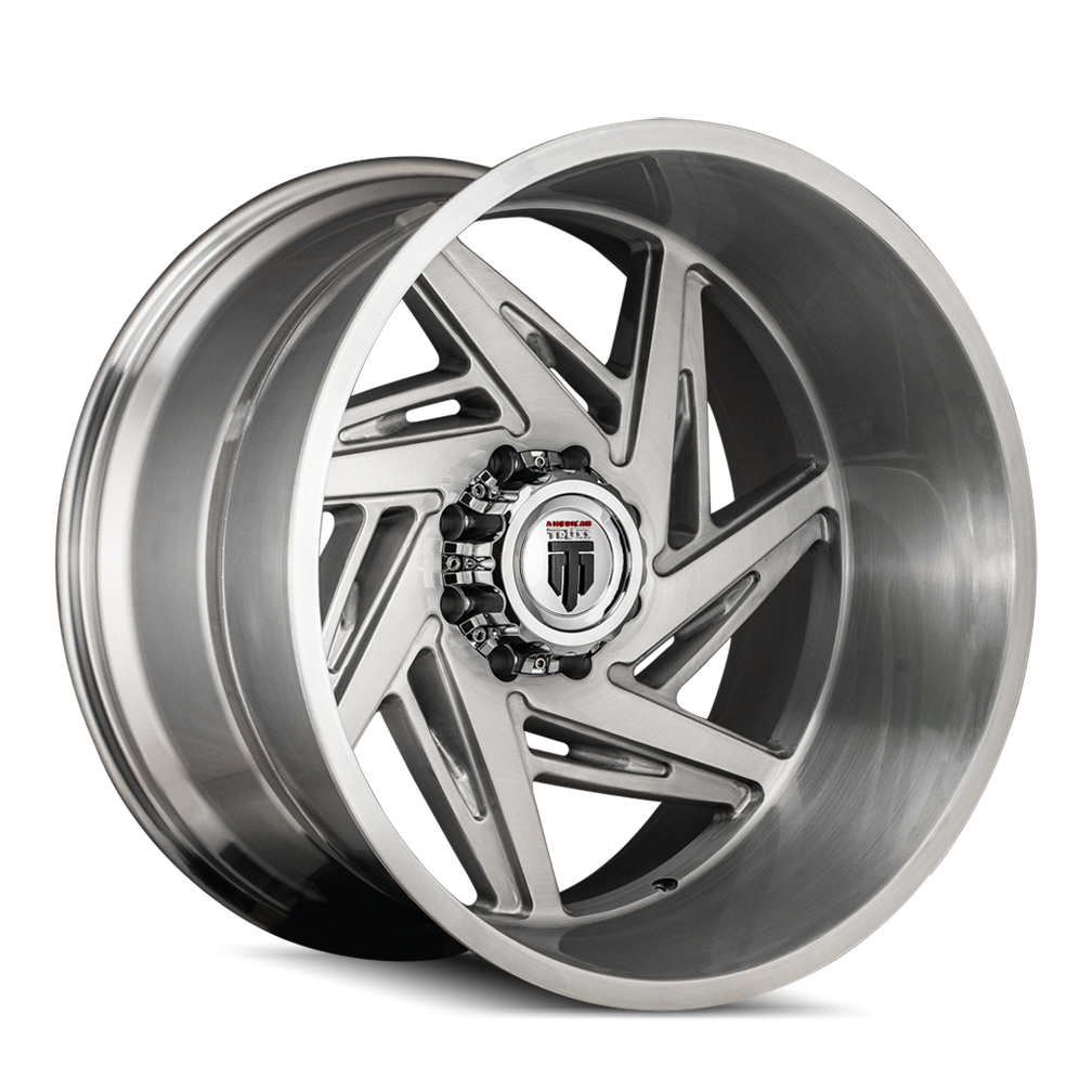 American Truxx 22"x12" Non-Chrome Brushed Texture Custom Wheel ARSWCWAT190622250BT44