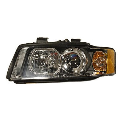 2004 audi a4 front driver side replacement halogen headlight assembly arswlau2502113v