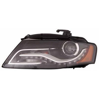 2012 audi s4 front driver side replacement hid headlight lens and housing arswlau2502163