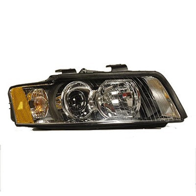 2005 audi s4 front passenger side replacement halogen headlight assembly arswlau2503113v