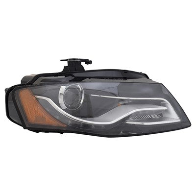 2009 audi a4 front passenger side replacement hid headlight assembly lens and housing arswlau2503150c