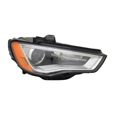 2015 audi a3 front passenger side replacement hid headlight assembly arswlau2503191c