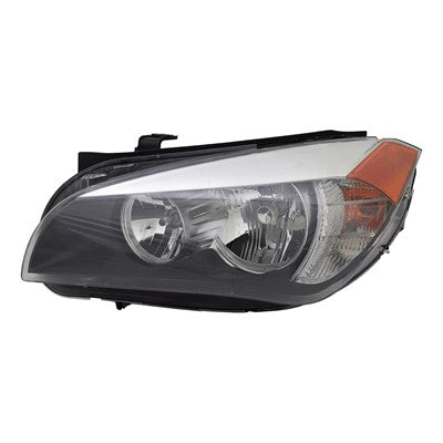 2014 bmw x1 front driver side replacement halogen headlight lens and housing arswlbm2518151c