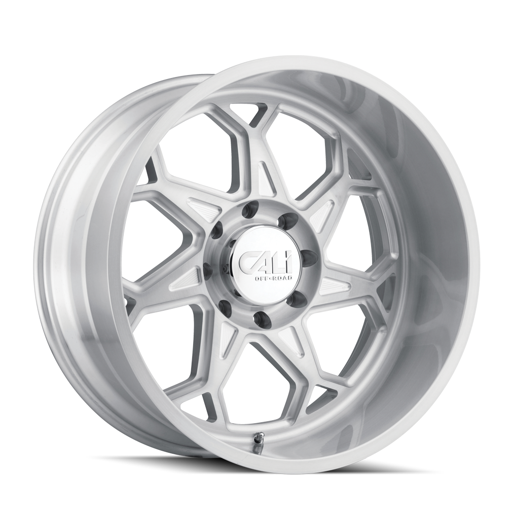 Cali Off-Road 20"x9" Non-Chrome Brushed Clear Gloss Custom Wheel ARSWCW91102970BGC