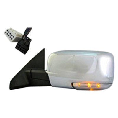 2013 ram 2500 driver side power door mirror with heated glass with mirror memory with turn signal arswmch1320292