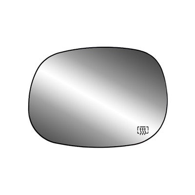 2001 dodge durango driver side mirror glass assembly with heated glass arswmch1324111