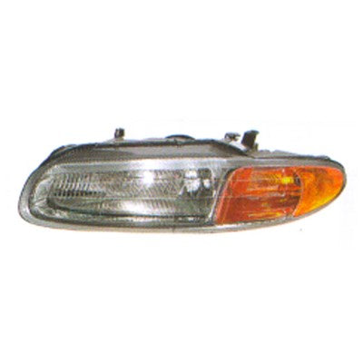 2000 chrysler sebring front driver side replacement headlight assembly arswlch2502116v