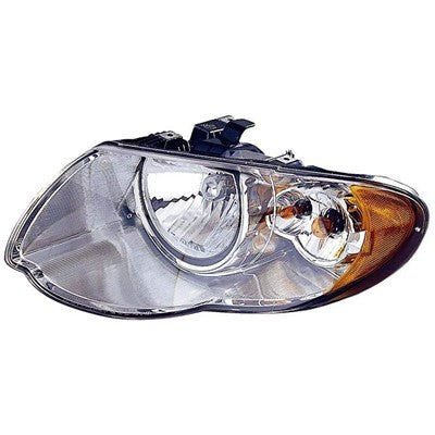 2007 chrysler town country front driver side replacement headlight lens and housing arswlch2502152c