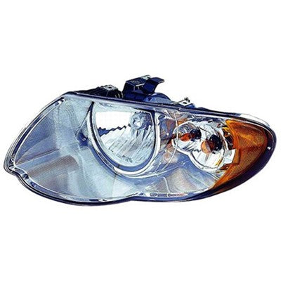 2006 chrysler town country front driver side replacement headlight lens and housing arswlch2502152v