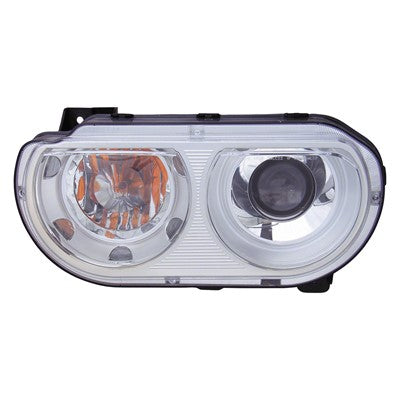 2014 dodge challenger front driver side replacement hid headlight lens and housing arswlch2502219v